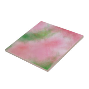 CERAMIC TILE/PINK, GREEN AND WHITE COLORS/ABSTRACT TILE