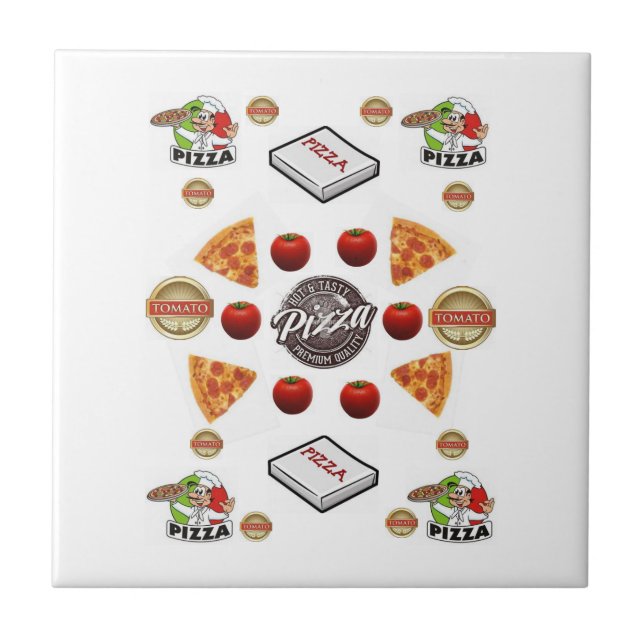 Ceramic Tile Pizza (Front)