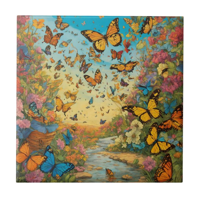 Ceramic Tile, Small (4.25" x 4.25") Ceramic Tile (Front)