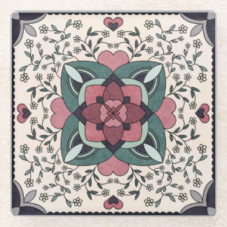 Ceramic Tile, Small (4.25" x 4.25") Glass Coaster