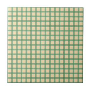Ceramic Tile, Small- WINDOWPANE-GREEN Ceramic Tile