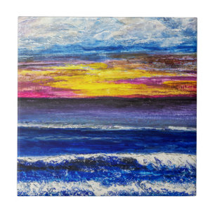 Ceramic Tile - Sunrise Seaside