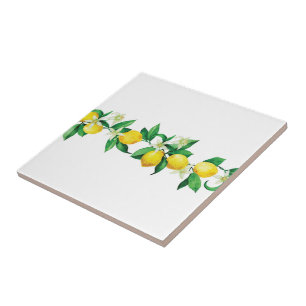 Ceramic Tile/Trivet-Lemons Ceramic Tile