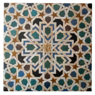 Ceramic Tile - Vintage Islamic Geometric Design