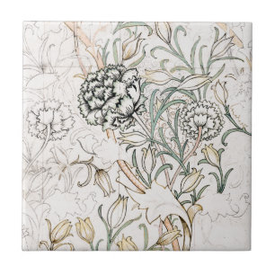 CERAMIC TILE : WILLIAM MORRIS : HONEYSUCKLE