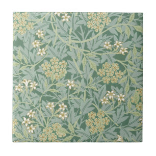 CERAMIC TILE : WILLIAM MORRIS : JASMINE