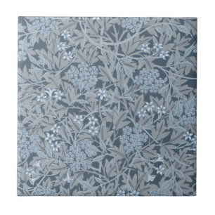 CERAMIC TILE WILLIAM MORRIS JASMINE DESIGN