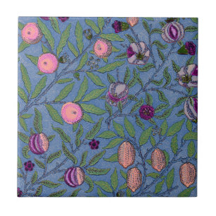 CERAMIC TILE : WILLIAM MORRIS : POMEGRANATES