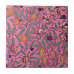 CERAMIC TILE ; WILLIAM MORRIS : POMEGRANATES<br><div class="desc">WILLIAM MORRIS DESIGN CERAMIC TILE</div>