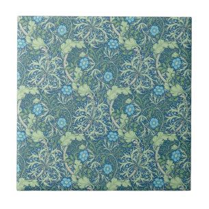 CERAMIC TILE ; WILLIAM MORRIS : SEAWEED