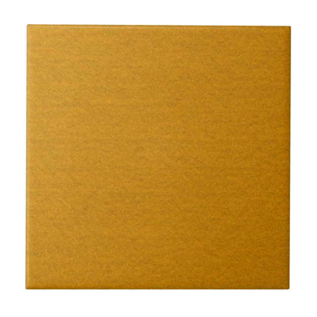 Ceramic Tile - Yellow Rust Brown Plain (Front)
