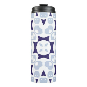 Ceramic tiles azulejo portugal Vintage tubes Thermal Tumbler