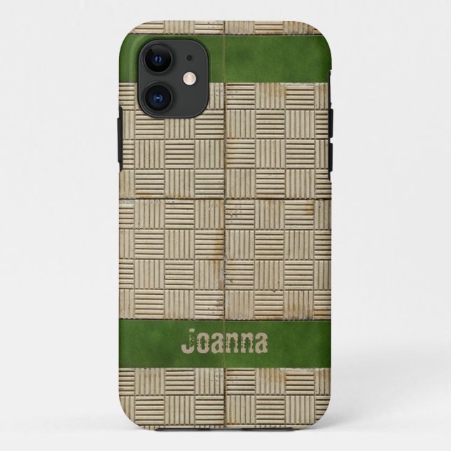 Ceramic Tiles Mediterranean Pattern any Name Case-Mate iPhone Case (Back)