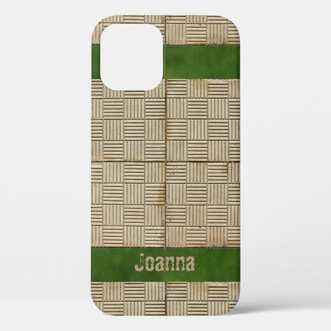 Ceramic Tiles Mediterranean Pattern any Name Case-Mate iPhone Case (Back)