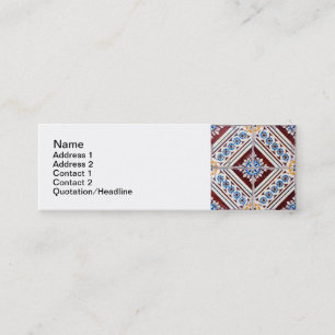 Ceramic tiles mini business card