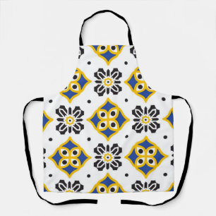 Ceramic tiles pattern apron