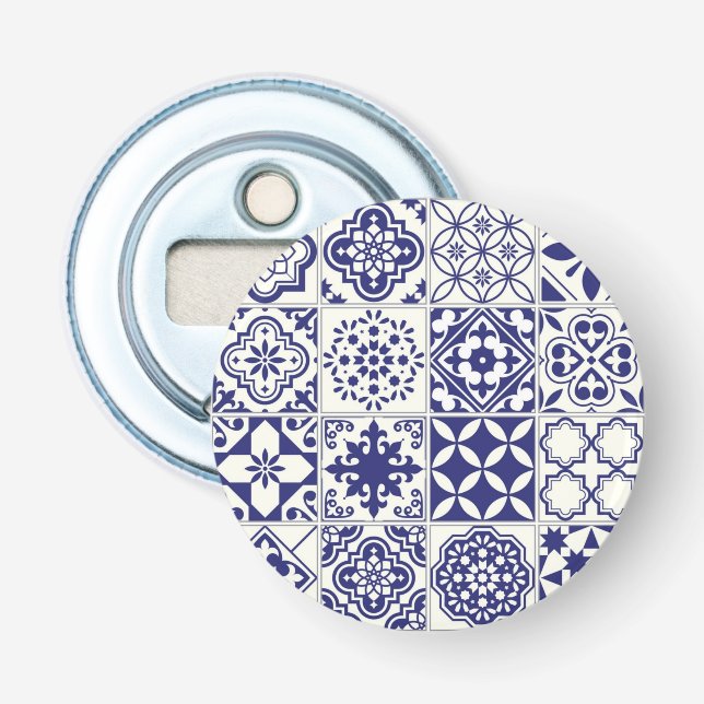 Ceramic tiles pattern bottle opener (Front)
