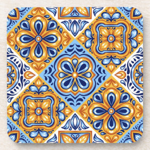 Ceramic tiles pattern coaster