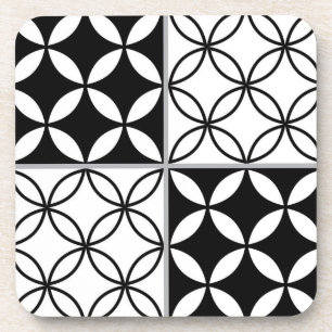 Ceramic tiles pattern coaster
