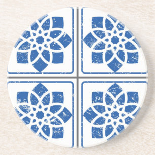 Ceramic tiles pattern coaster