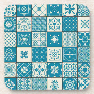Ceramic tiles pattern coaster