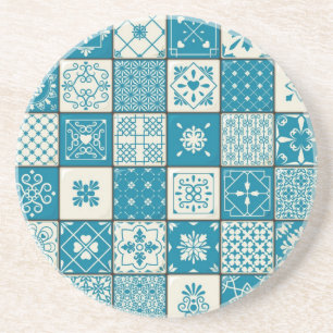 Ceramic tiles pattern coaster