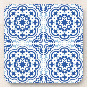Ceramic tiles pattern coaster