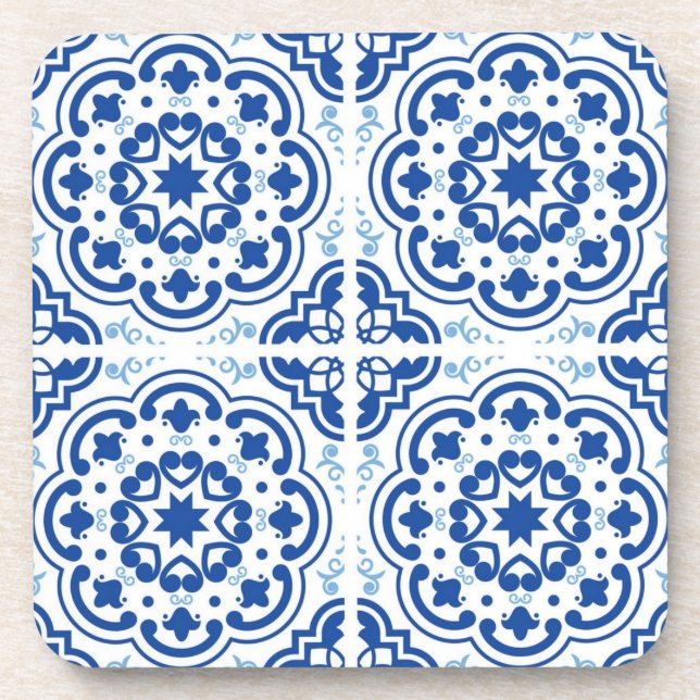 Ceramic tiles pattern coaster (Front)