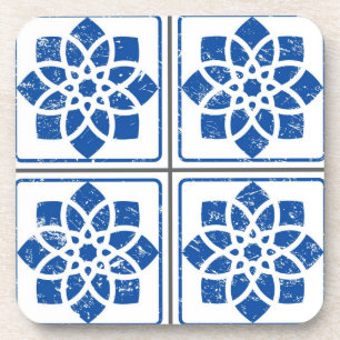 Ceramic tiles pattern coaster