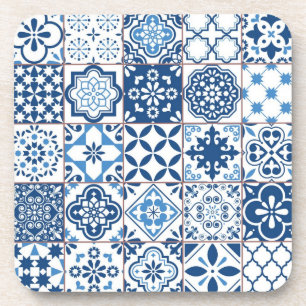 Ceramic tiles pattern coaster