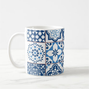 Ceramic tiles pattern coffee mug