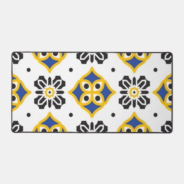 Ceramic tiles pattern desk mat (Front)