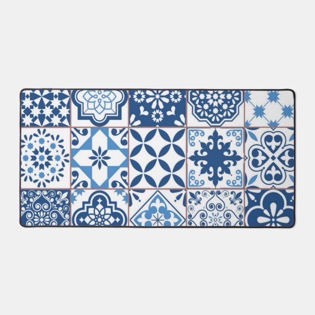 Ceramic tiles pattern desk mat (Front)