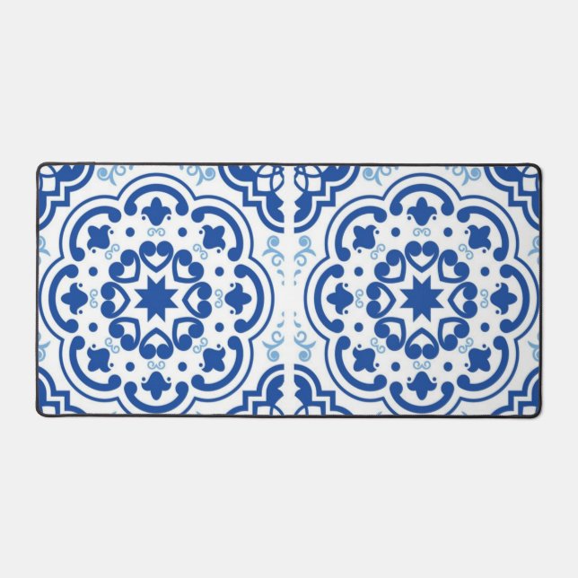 Ceramic tiles pattern desk mat (Front)