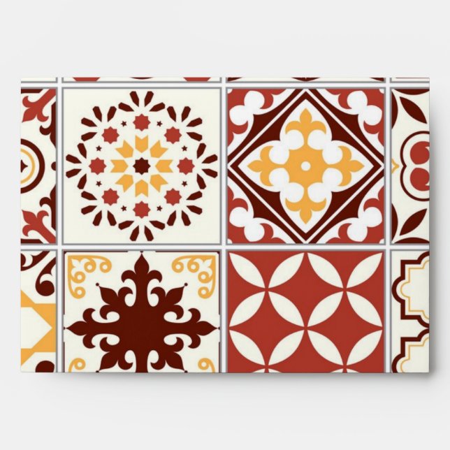 Ceramic tiles pattern envelope (Front)