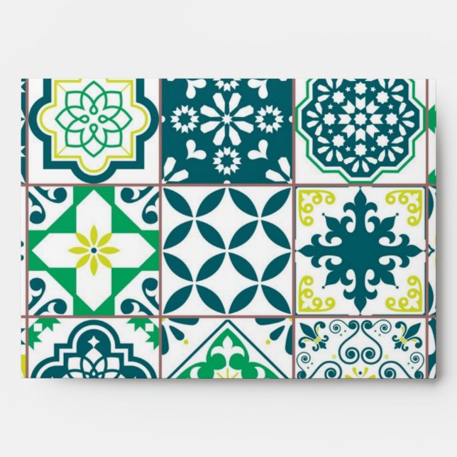 Ceramic tiles pattern envelope (Front)