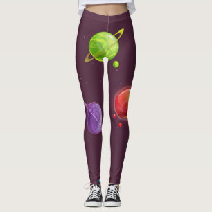 Ceramic tiles pattern leggings