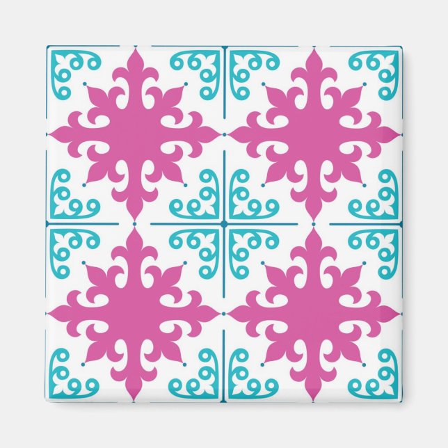 Ceramic tiles pattern magnet (Front)