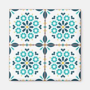 Ceramic tiles pattern magnet