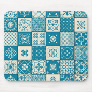 Ceramic tiles pattern mouse pad