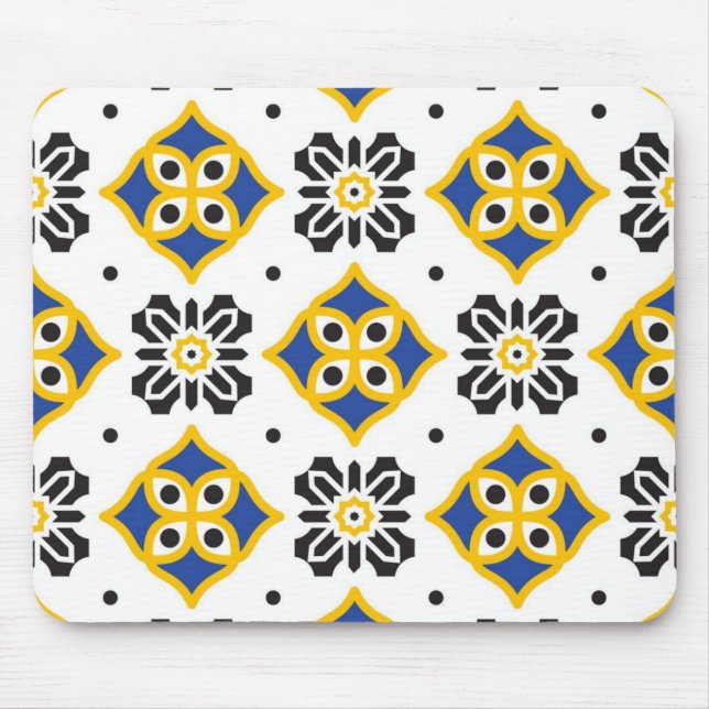 Ceramic tiles pattern mouse pad (Front)