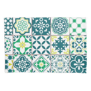 Ceramic tiles pattern pillowcase