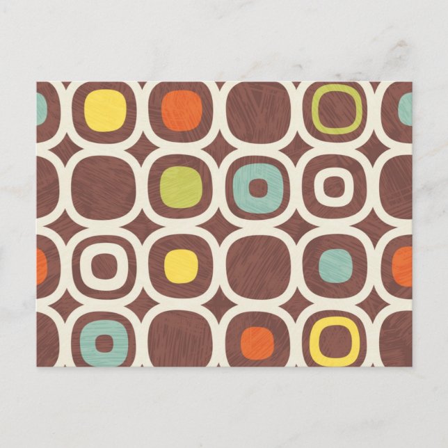 Ceramic tiles pattern postcard (Front)