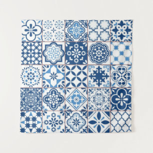 Ceramic tiles pattern tapestry