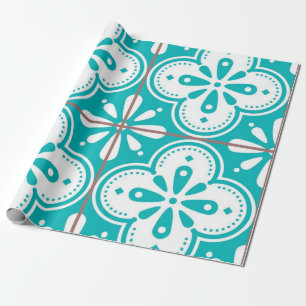 Ceramic tiles pattern wrapping paper