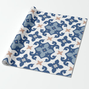 Ceramic tiles pattern wrapping paper