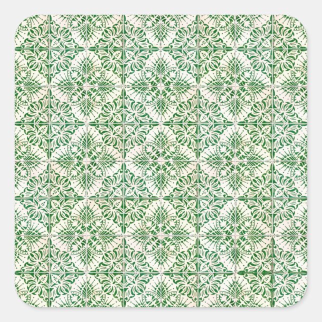 Ceramic tiles square sticker (Front)