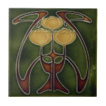 Ceramic Tiles - Tulips Art Nouveau Reproduction<br><div class="desc">Art nouveau reproduction decorative ceramic tile.

Welcome all feedback & photo's of your purchases & in return you could be helping other customers in making the right choice for their project.</div>