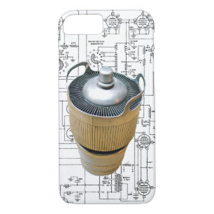 Ceramic Transmitting Tube Schematic iPhone 8/7 Case