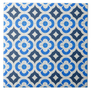 Ceramic Wall Tile - Square Blues
